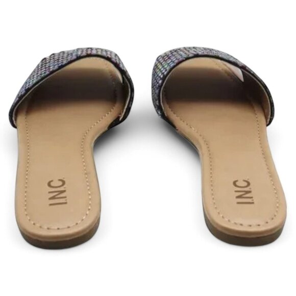 INC Womens Nataliah Embellished Square Toe Slide Sandals - Picture 6 of 6